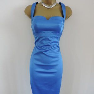 SATIN PENCIL DRESS